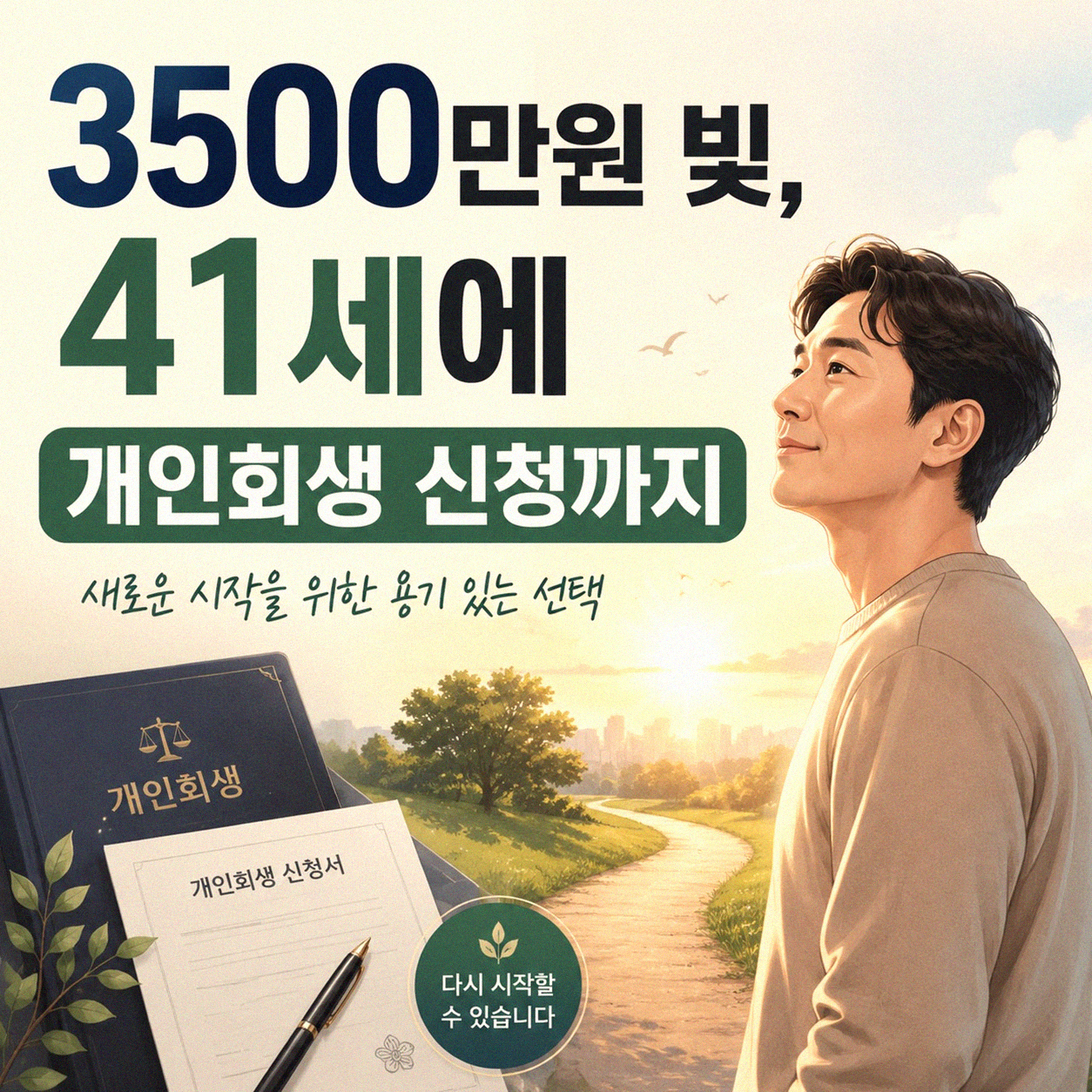 41세, 3500만원 빚 개인회생 탕감률 경험담