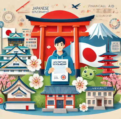 일본 정부 장학금(MEXT) 관련 이미지