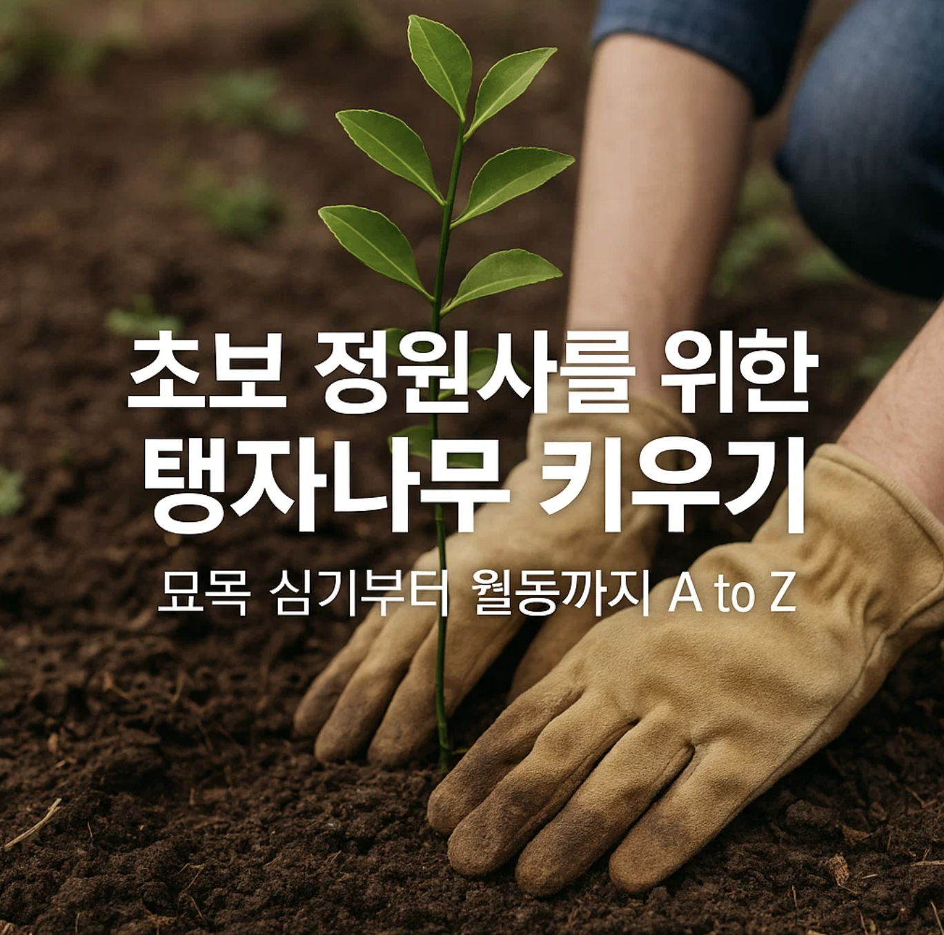 초보 정원사를 위한 탱자나무 키우기, 묘목 심기부터 월동까지 A to Z