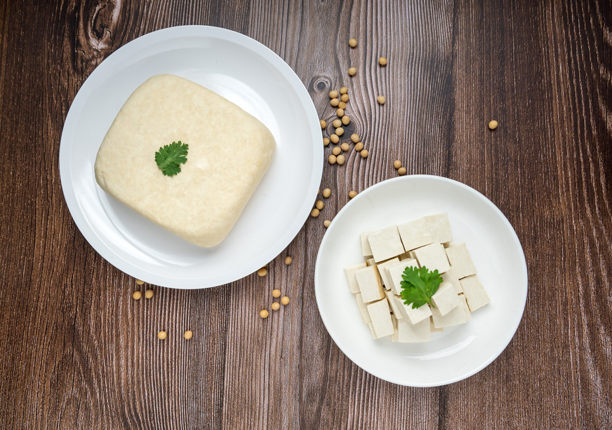 건강한 식 재료 두부, 콩 사진