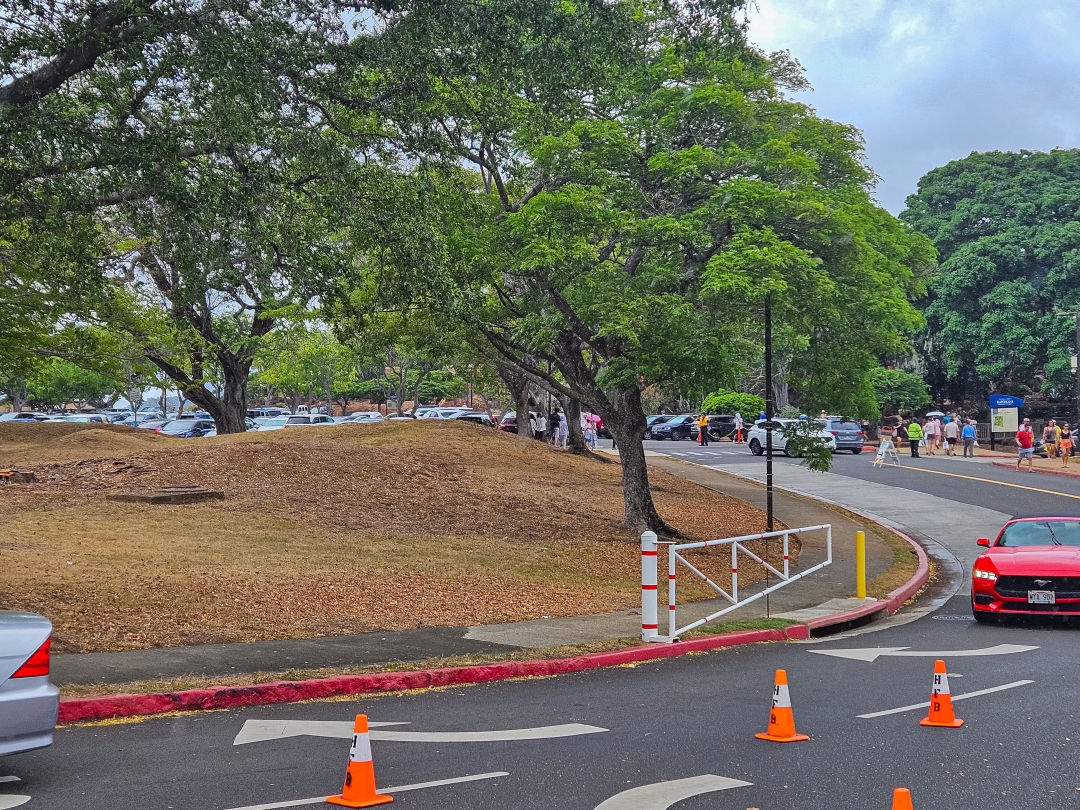 하와이 KCC 파머스 마켓 주차장