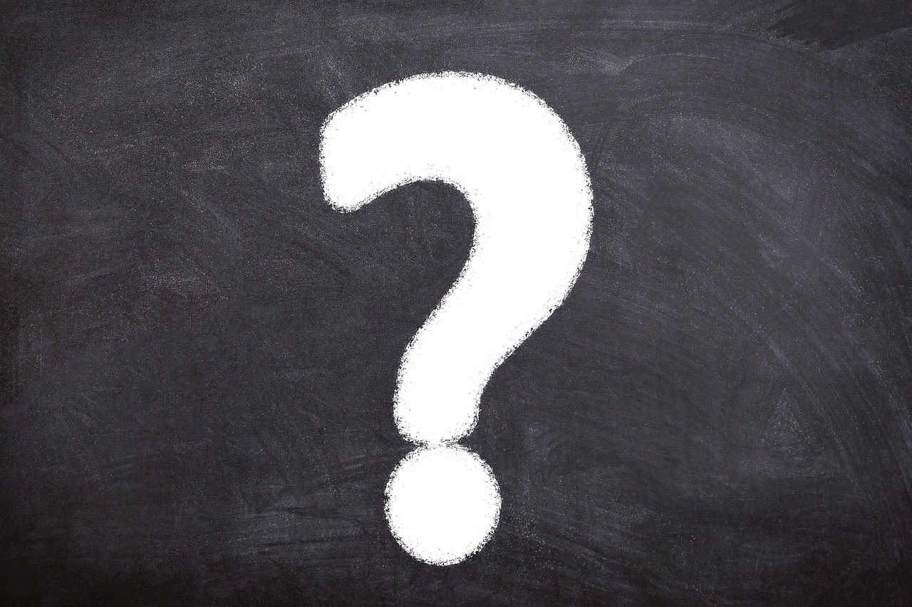 질문, 물음표 사진