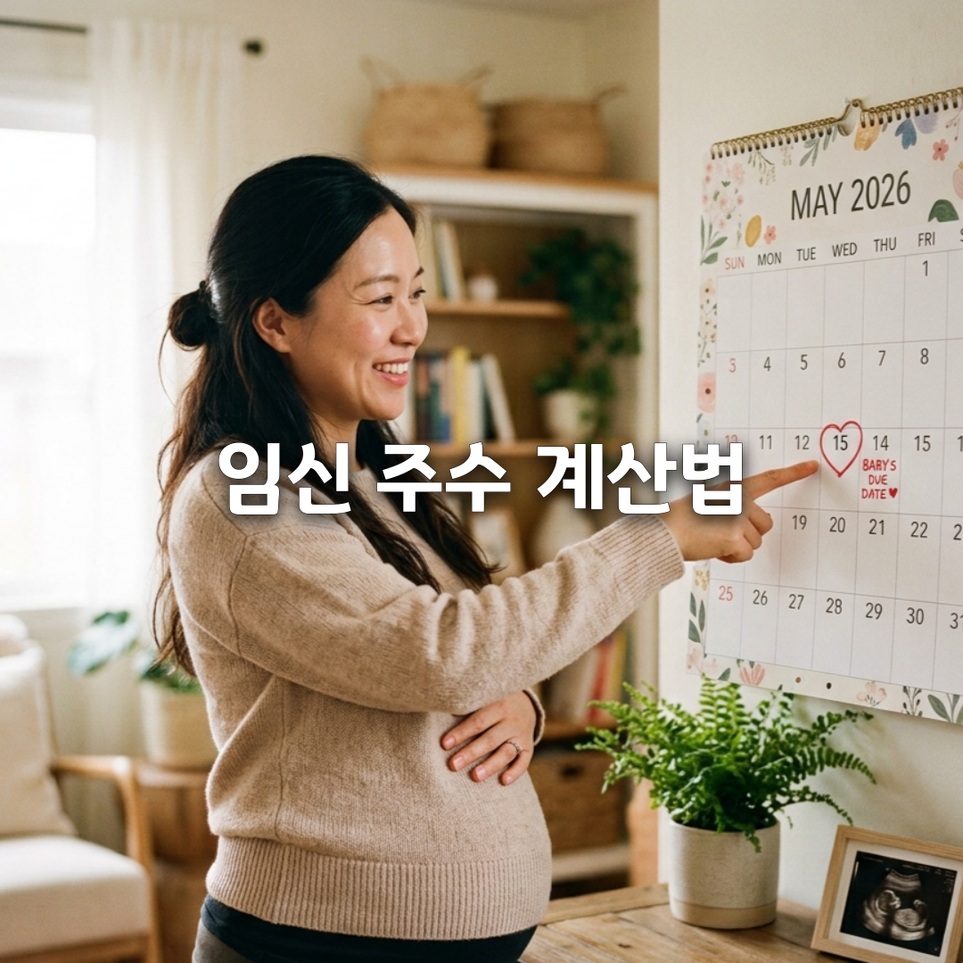 임신 몇 주일까 임신 주수 계산부터 출산예정일 계산법까지