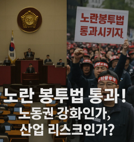 노란 봉투법 통과|쟁점·찬반·경제 영향 총정리