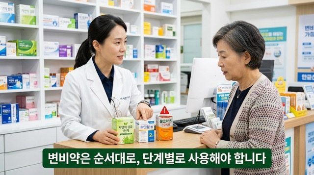 변비약 팽창성 삼투성 자극성 하제 올바른 사용 단계별 방법"