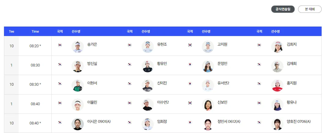 대보 하우스디 오픈 우승상금 순위 생중계 홀인원 조편성표 갤러리주차장