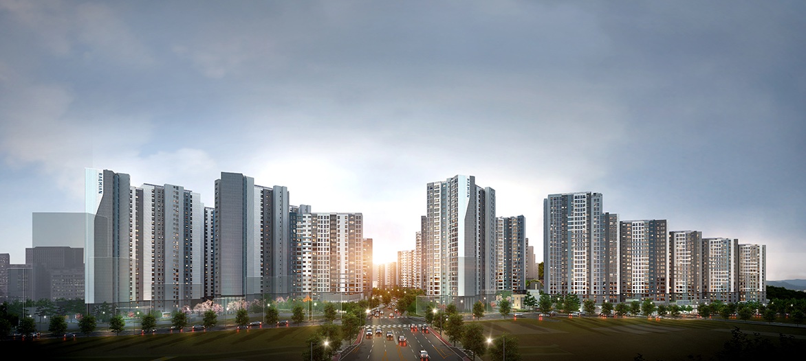 래미안 라그란데 전경