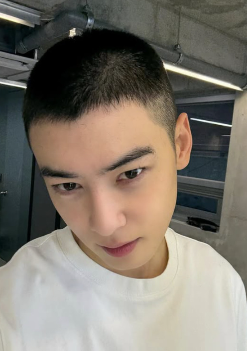 차은우 버즈컷·팬들에게 남긴 메시지