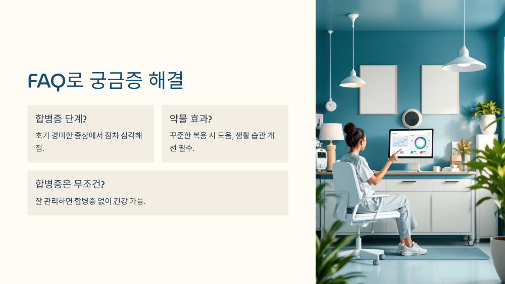 6. 궁금증 해결, 당뇨와 합병증 FAQ