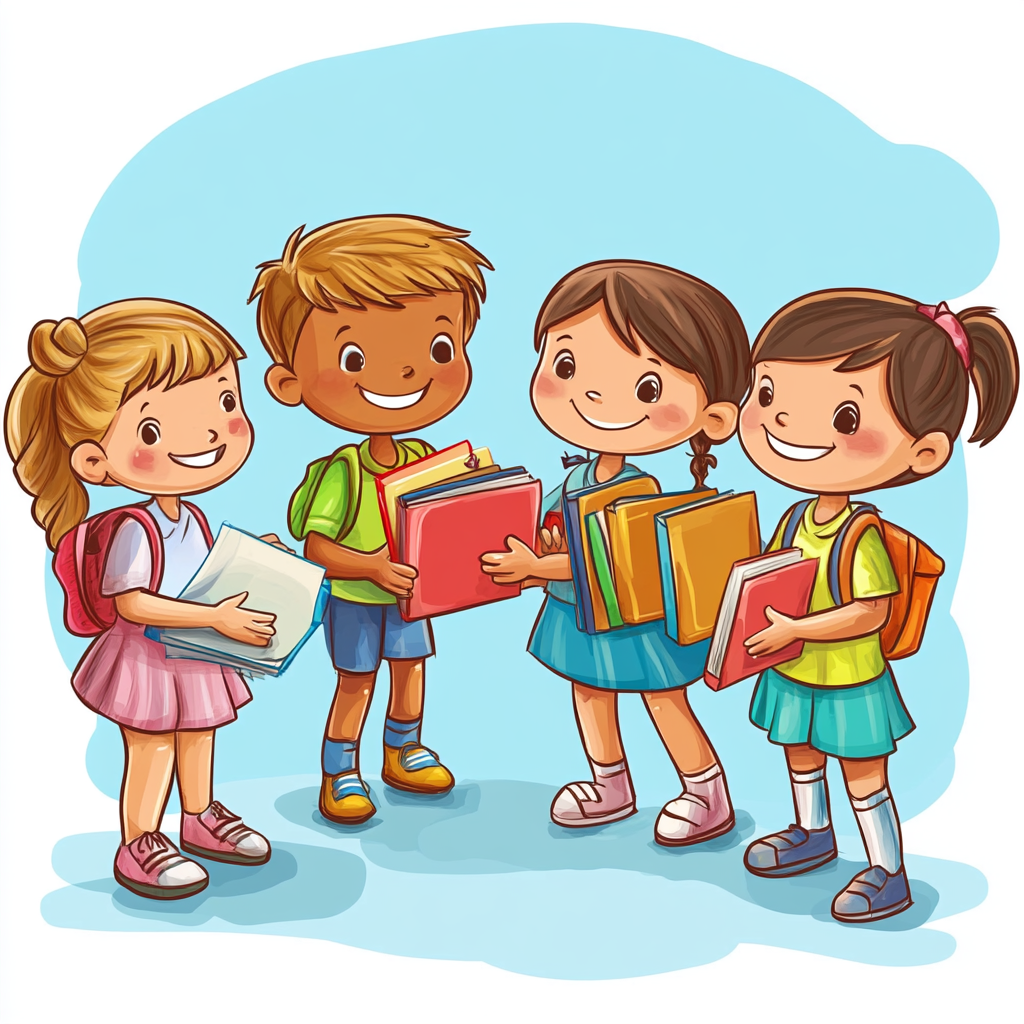 책과 교육적인 장난감