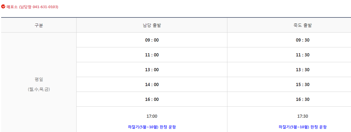 홍성 죽도 여행 배편 숨은 명소 여행 코스 둘레길