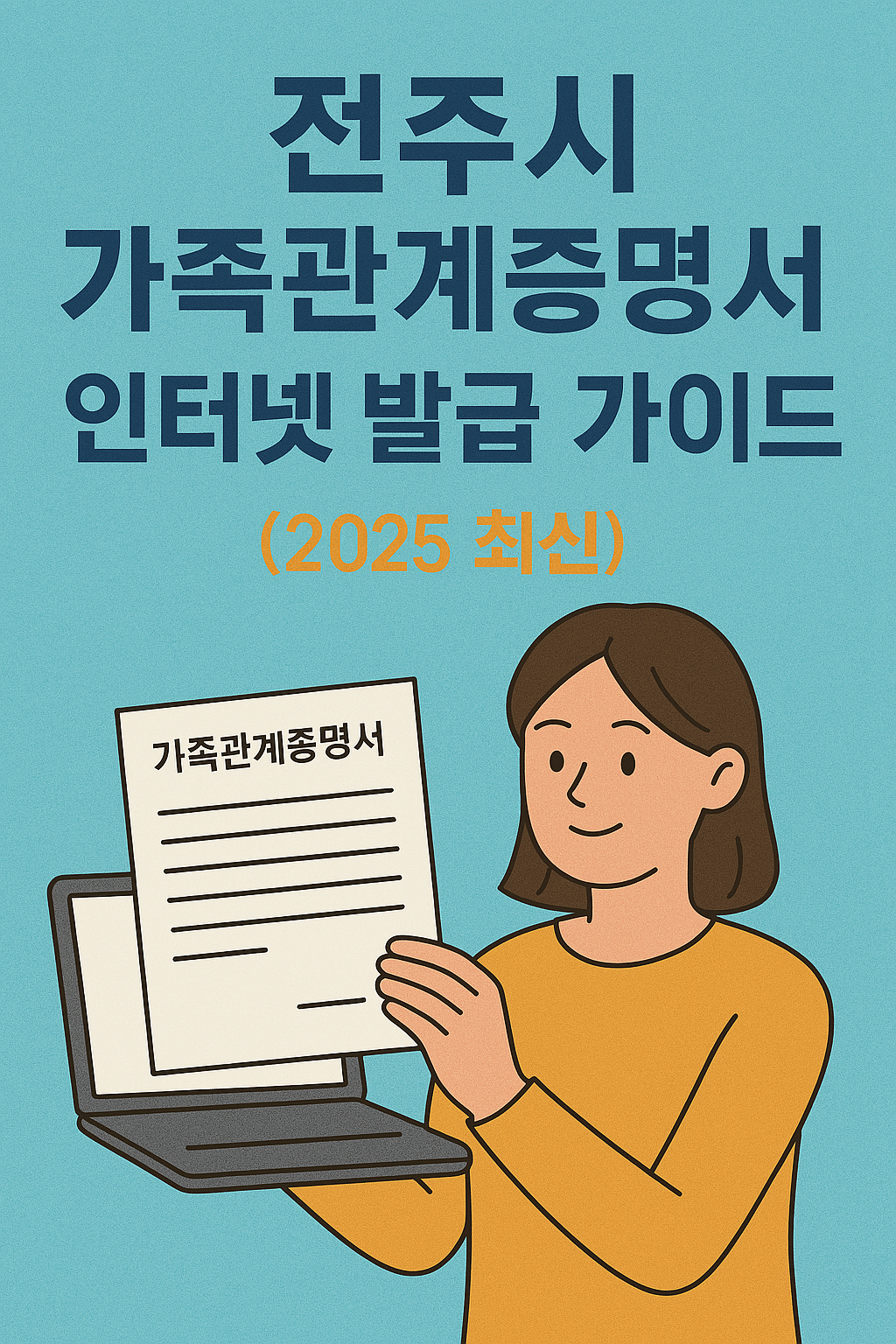 전주시 가족관계증명서 인터넷 발급 가이드 (2025 최신)