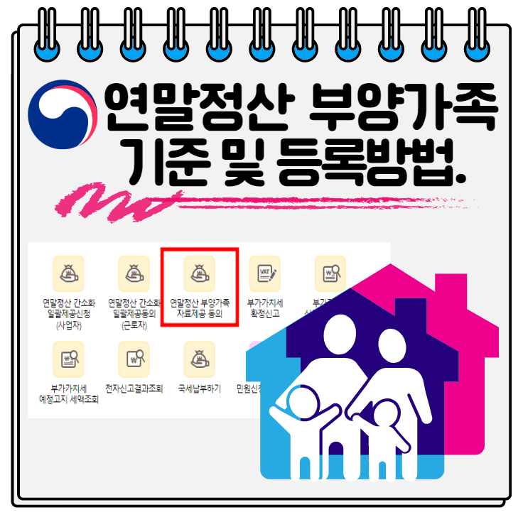 연말정산 부양가족 기준