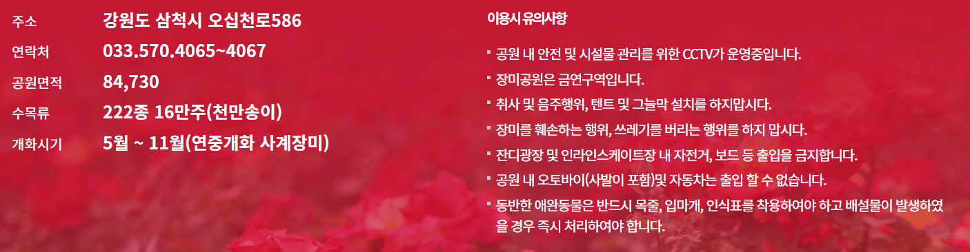 이용시 유의사항