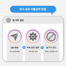 인스타 위치공유 끄는 방법 총정리