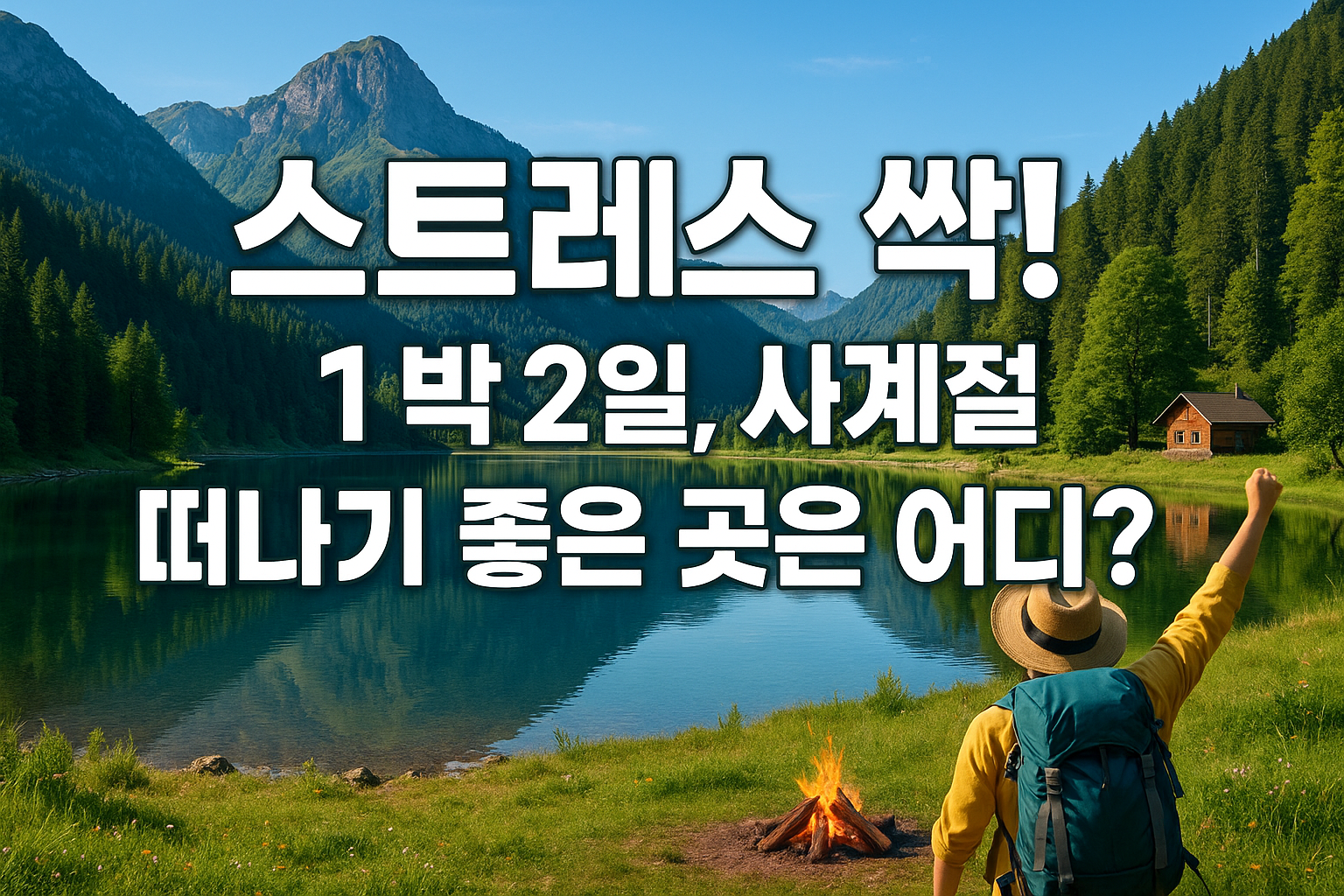 스트레스 싹! 1박 2일, 사계절 내내 떠나기 좋은 곳은 어디?