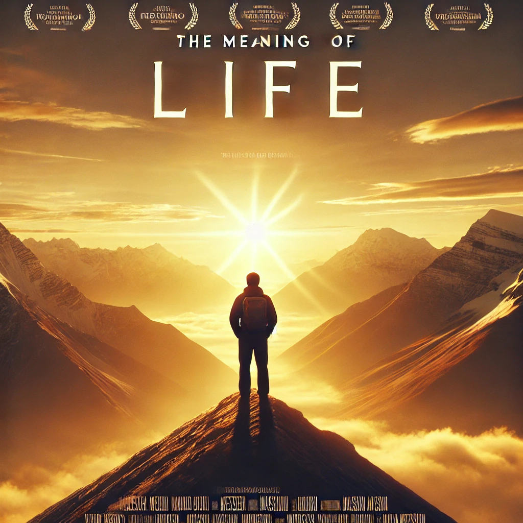 인생의 의미를 탐구하는 영화 포스터