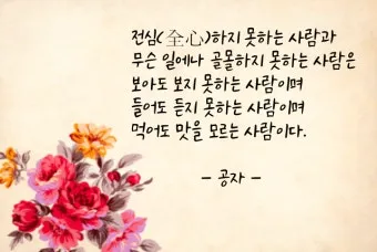 공자 명언 낙이불류 애이불비 중용 명언_3