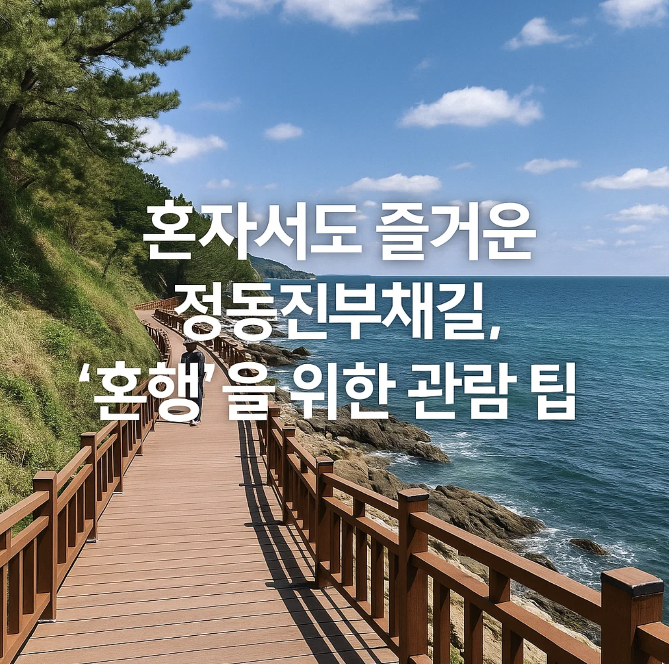 혼자서도 즐거운 정동진부채길, '혼행'을 위한 관람 팁