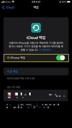 아이폰 백업