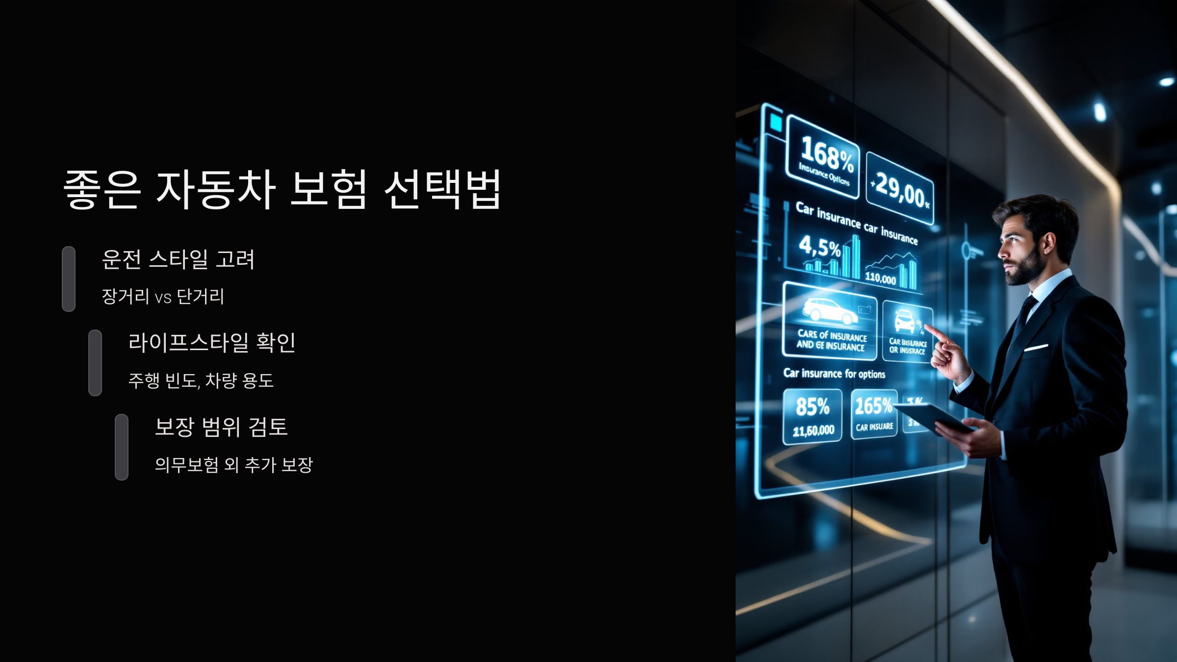 좋은 자동차 보험 선택법