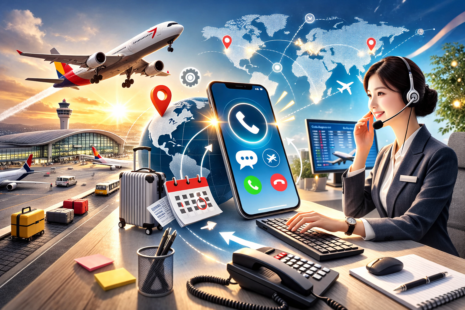 아시아나항공 고객센터 전화번호 총정리|상담원 빠르게 연결하는 법 (평일·주말·해외·마일리지까지 완벽정리) 관련 사진