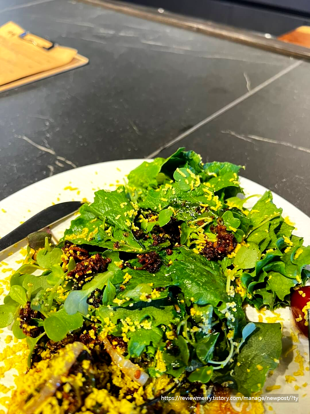 샐러드 확대사진
