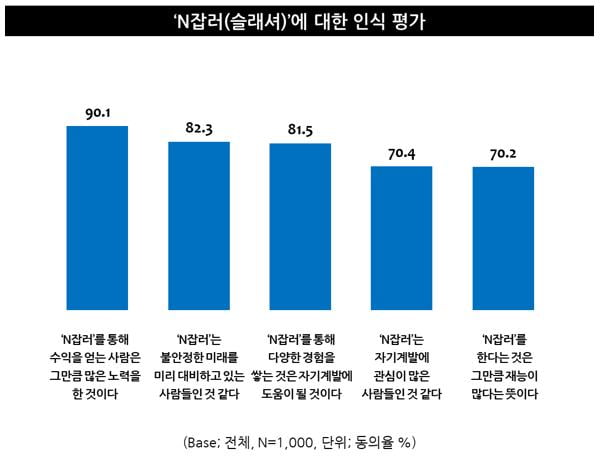 N잡러에 대한 인식 평가