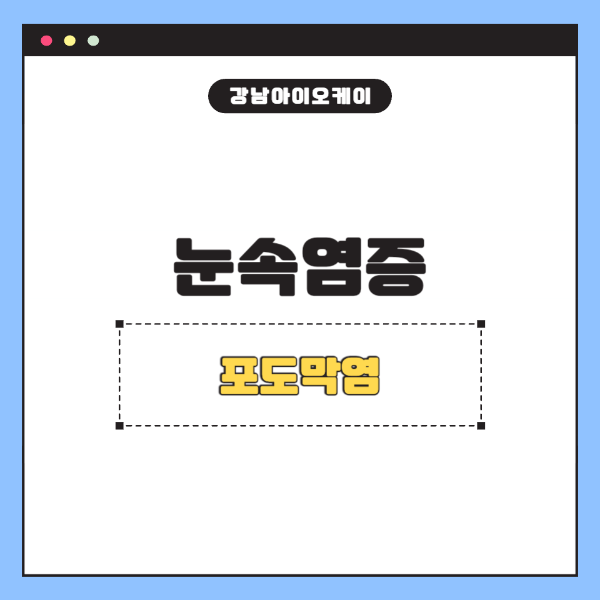 눈속염증