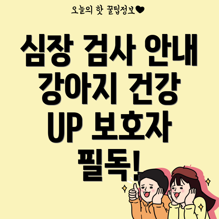 강아지 심장 초음파