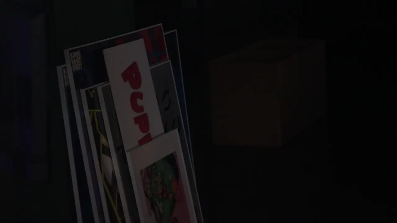 컬러버스 본사는 깜깜했고 퍼피레드 마스코트 아요만 방긋 웃고 있었다.