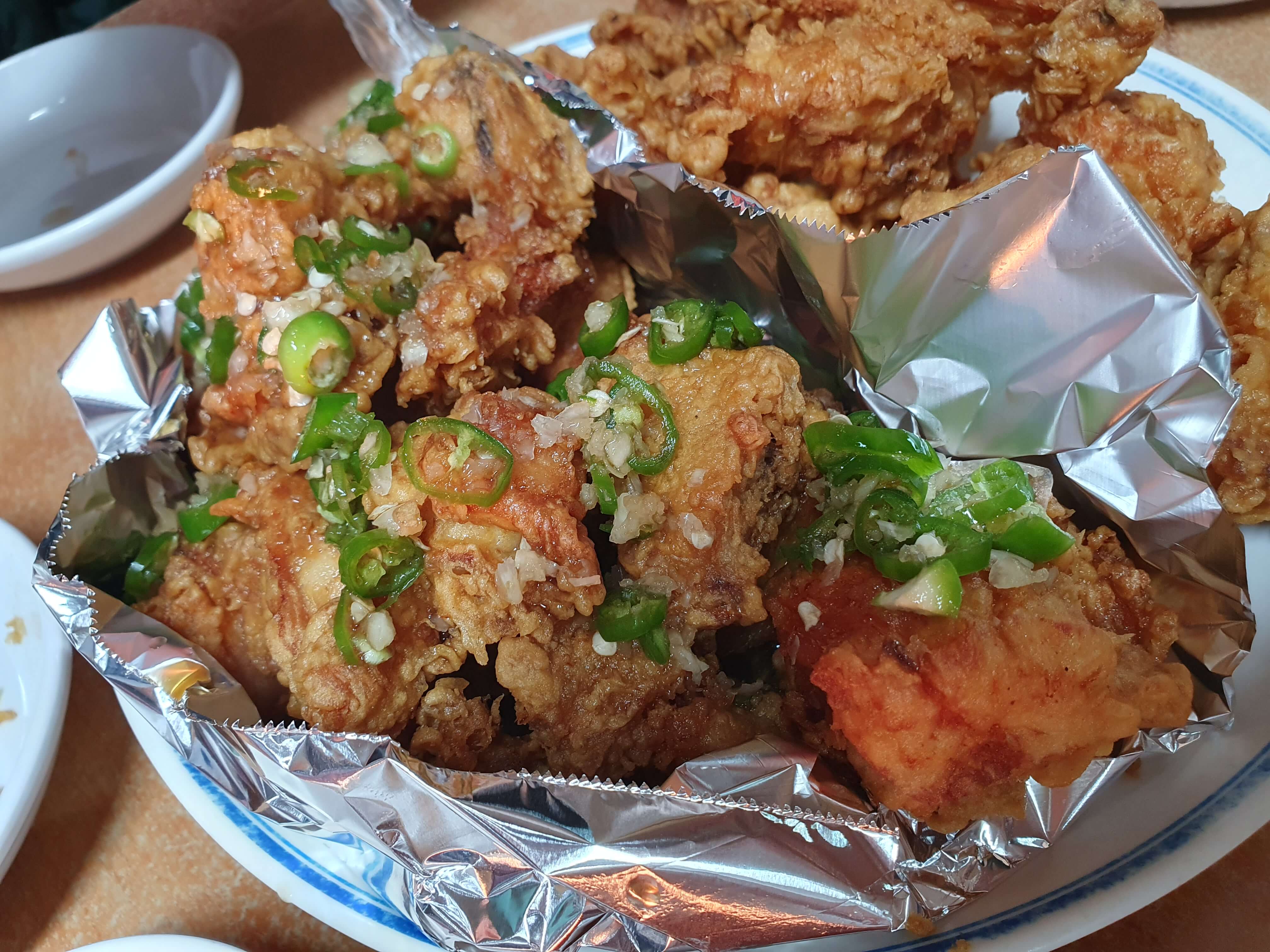 정말 맛있는 땡초마늘치킨