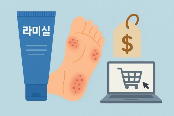 온라인으로 라미실 무좀약 구매하는 법