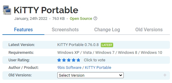 KiTTY-Portable