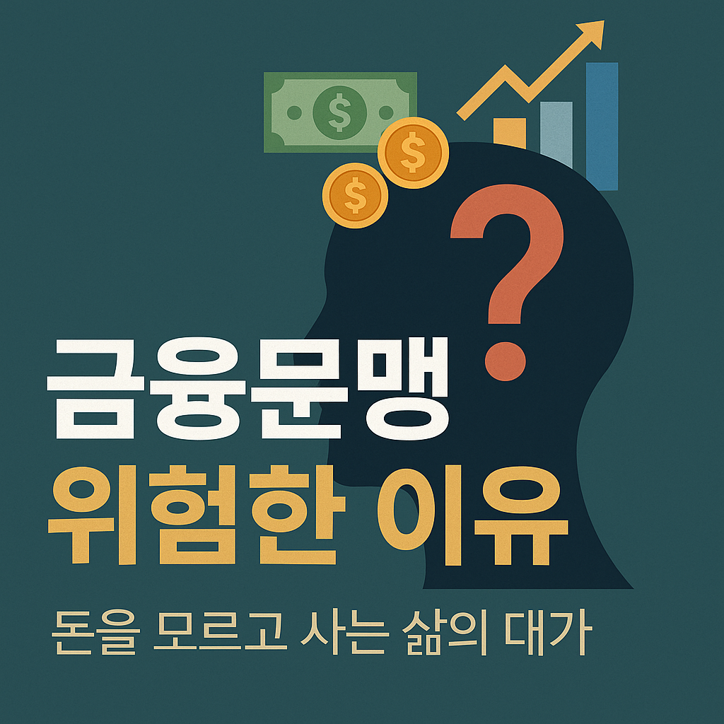 금융문맹이 위험한 이유 – 돈을 모르고 사는 삶의 대가