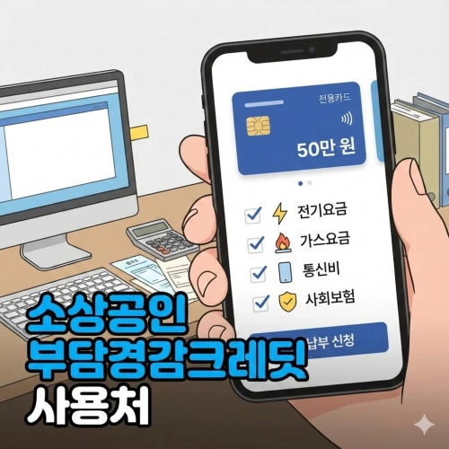 부담경감크레딧 사용처 ❘ 50만 원 잘못 쓰면 전액 환수, 100% 활용 가이드 확인하기!