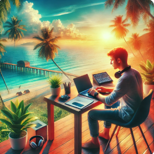 디지털 노마드 관련 사진