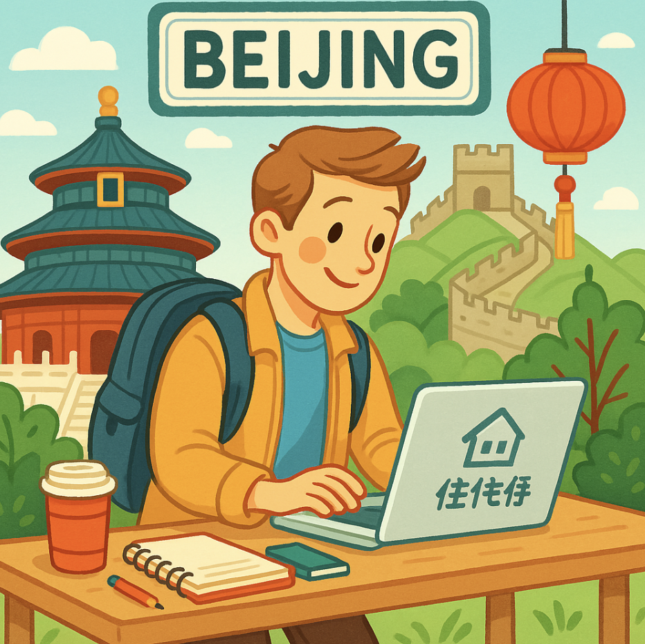 베이징에서 워홀하는 모습