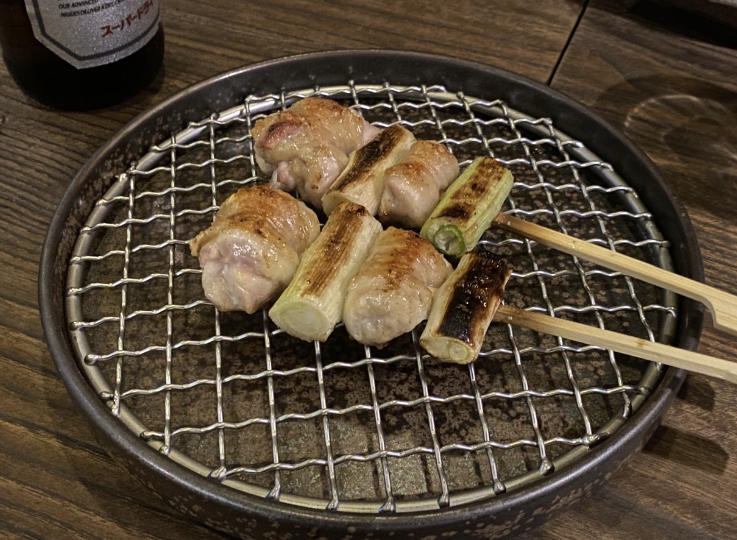 야키토리-묵-음식