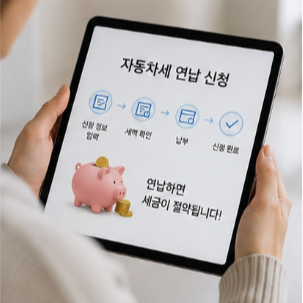 자동차세는 미리 조회하고 연납 혜택도 확인