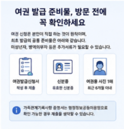 여권 발급 준비물 공식 홈페이지 바로가기