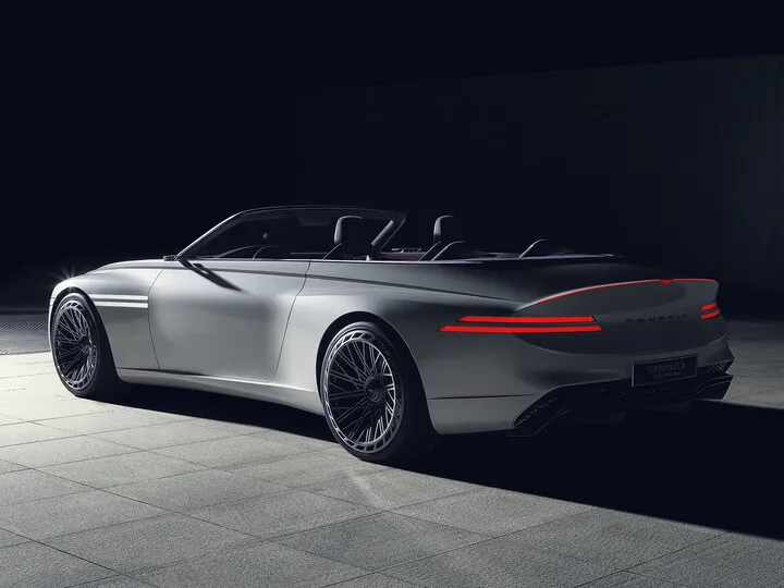 제네시스 X 컨버터블 측후면