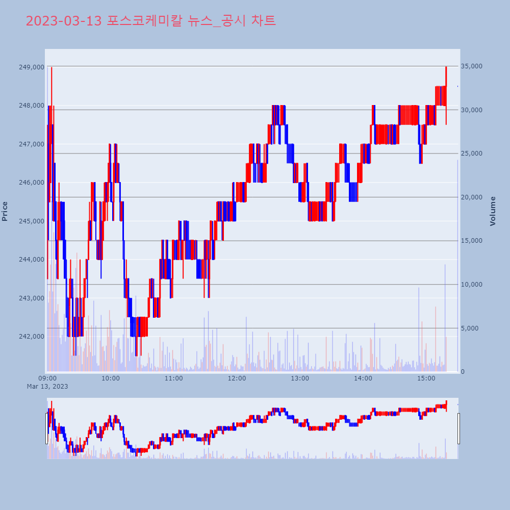 포스코케미칼_뉴스공시차트