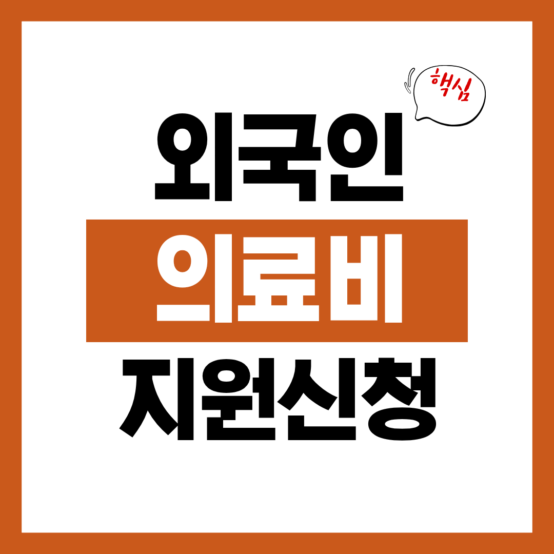 외국인 근로자 긴급 의료비 지원 신청자격과 신청방법 알아보고 바로 신청하기