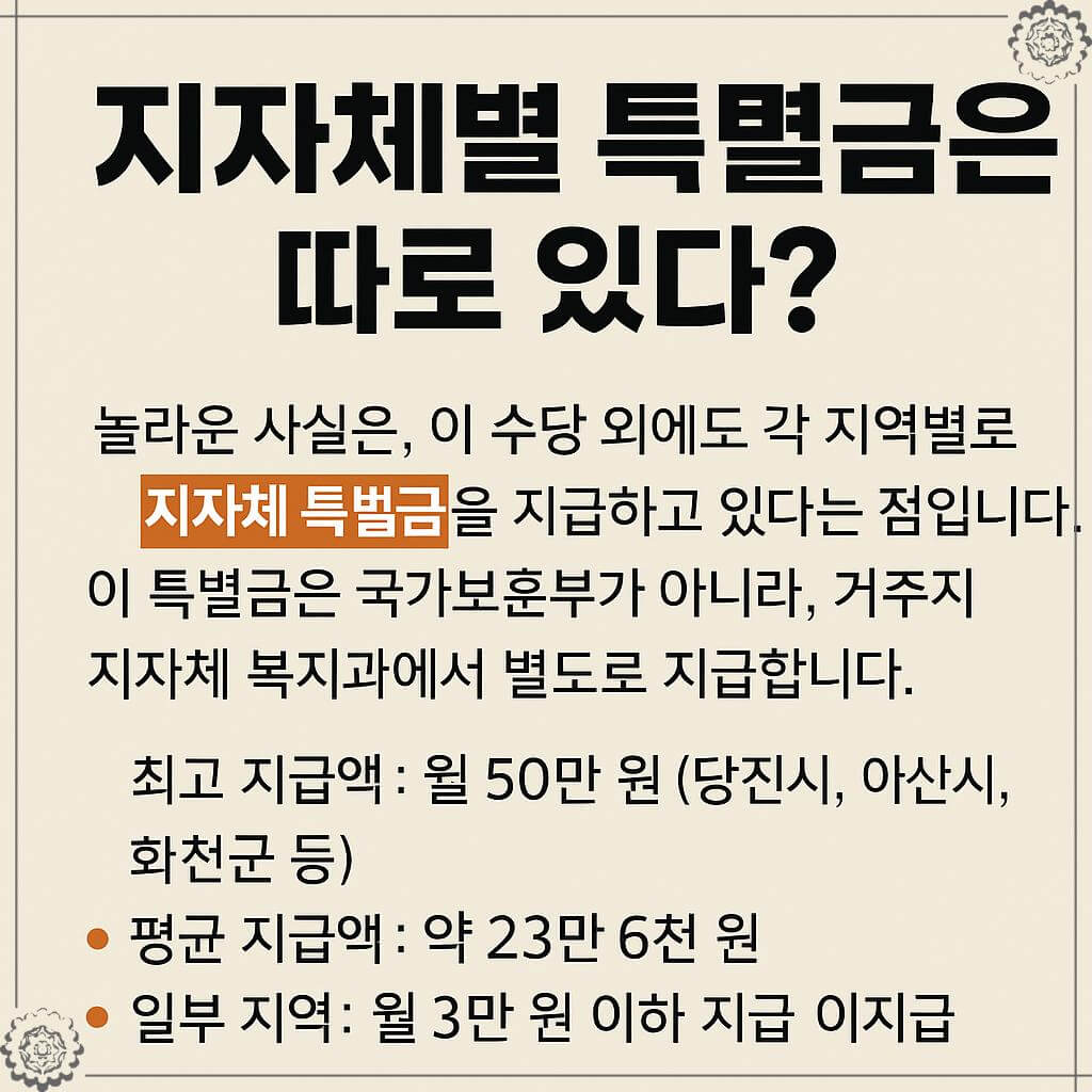 지자체별 특별금