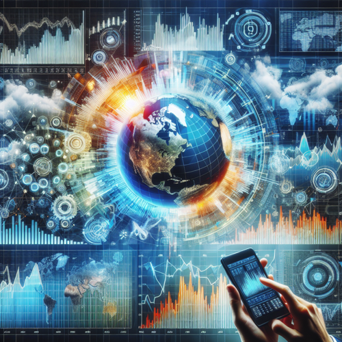 경제 지표 변화가 주식 시장에 미치는 영향을 보여주는 그래프