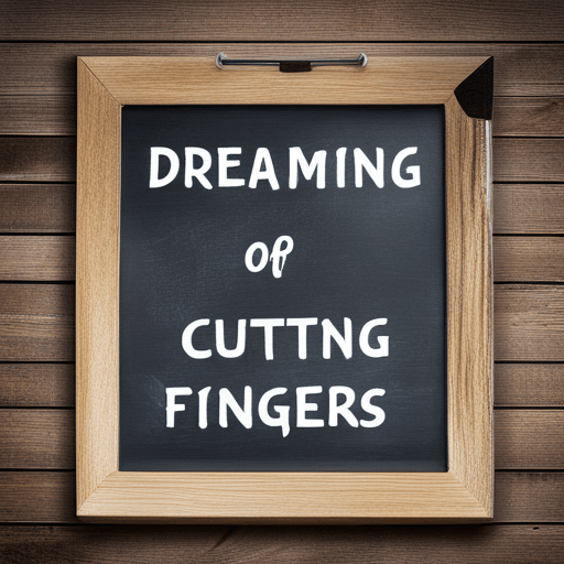 손가락 잘리는 꿈 해몽 해석