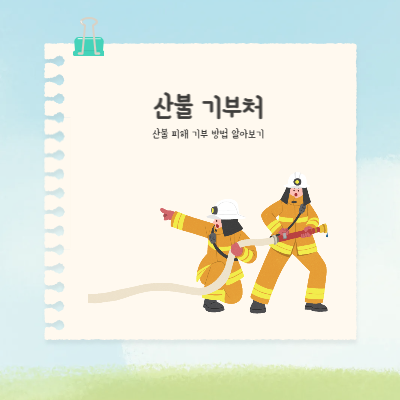 산불 기부처