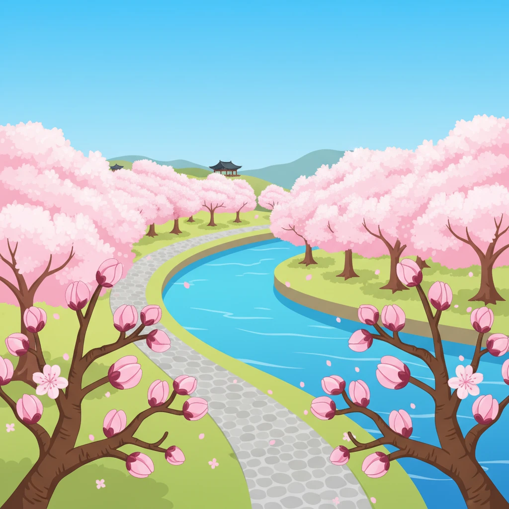 김제 금산사 벚꽃길 드라이브와 축제 ..