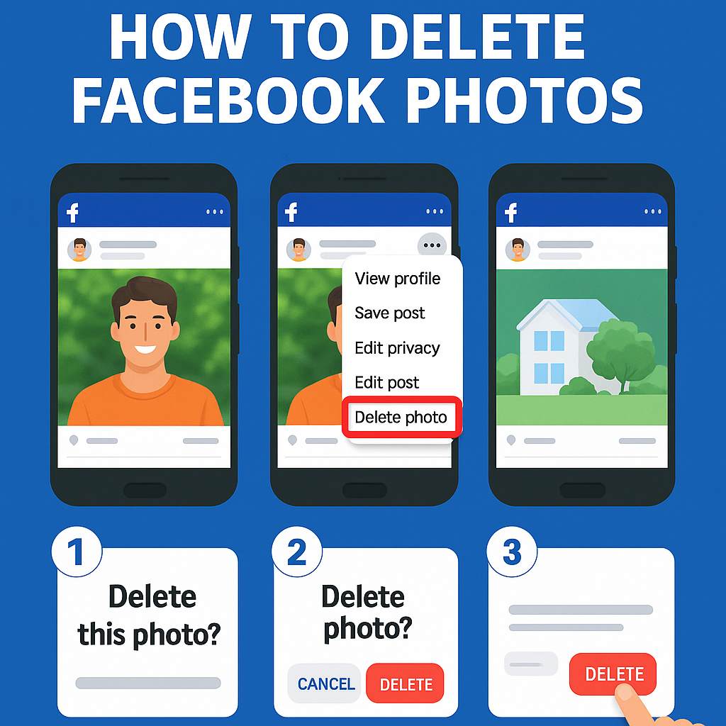 페이스북 facebook 개별 사진 삭제 방법 따라하기